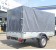 STEMA STL 1300 KG 251 x 128 x 130 cm Innenhhe inkl. Plane/Spriegel Anthrazit 100km/h mglich